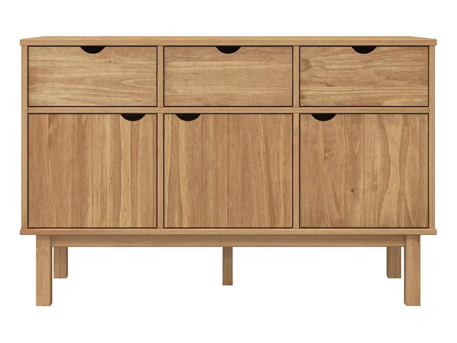 Aparador OTTA madera maciza pino 114x43x73,5 cm ES81046