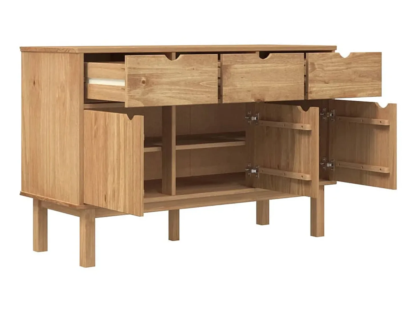 Aparador OTTA madera maciza pino 114x43x73,5 cm ES81046