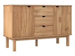Aparador OTTA 113,5x43x73 cm Madera maciza de pino