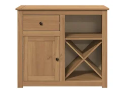 Aparador Panamá con cajón 93x40x80 cm madera maciza de pino
