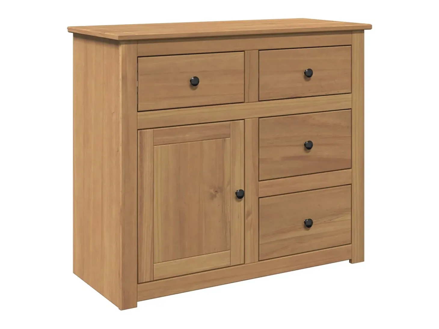 Aparador Panamá con cajones 93x40x80 cm madera maciza de pino