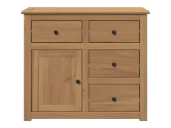 Aparador Panamá con cajones 93x40x80 cm madera maciza de pino