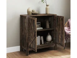 Aparador para Salón comedor en Color Roble Rustic 80x35x85cm Olivia