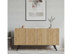 Aparador Pekin color roble 150x76x40 cm