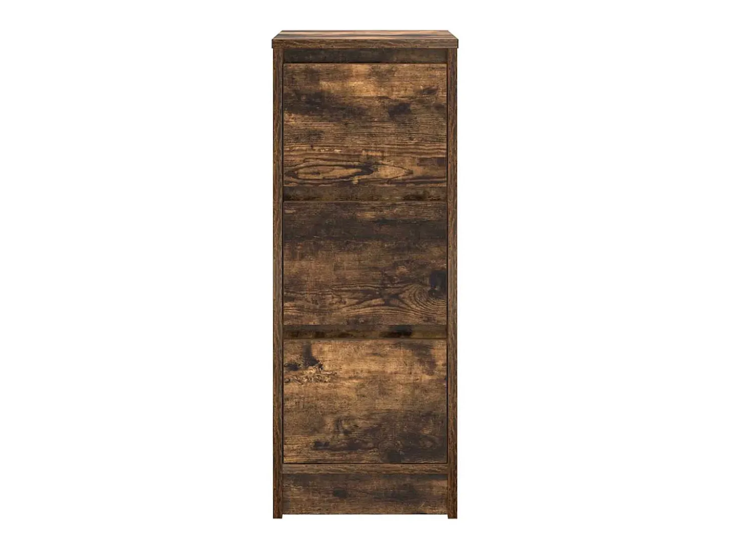 Aparador roble ahumado 29,5x34x76 cm madera de ingeniería