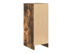 Aparador roble ahumado 29,5x34x76 cm madera de ingeniería