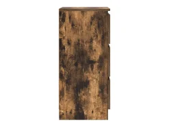 Aparador roble ahumado 37,5x35x76 cm madera de ingeniería