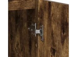 Aparador roble ahumado 57x34x76 cm madera de ingeniería