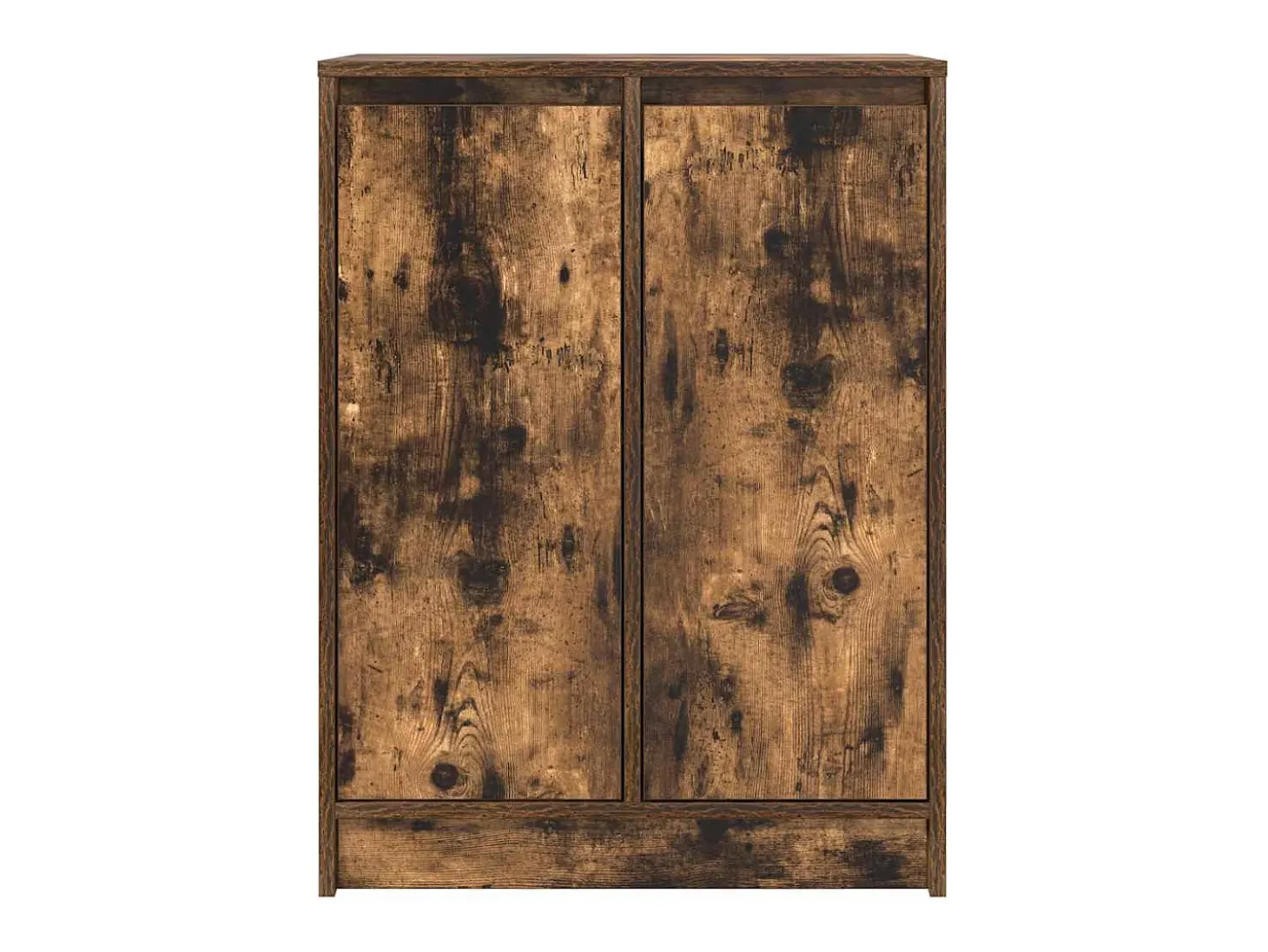 Aparador roble ahumado 57x34x76 cm madera de ingeniería