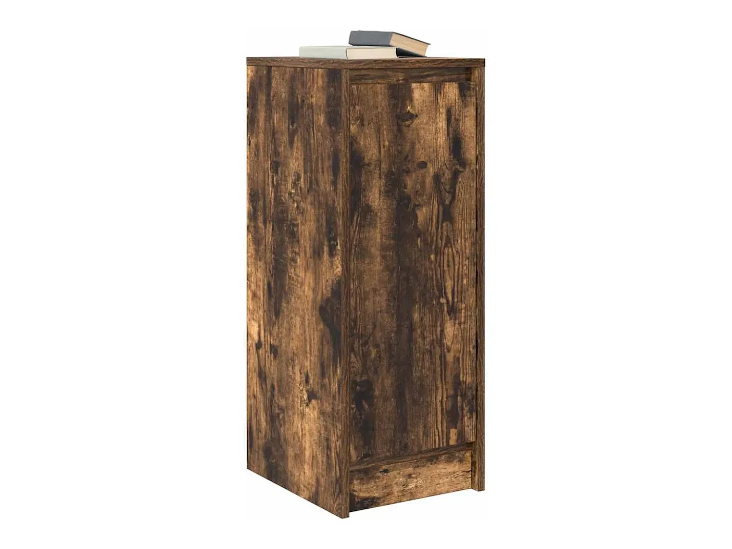 Aparador roble ahumado 29,5x34x76 cm madera de ingeniería