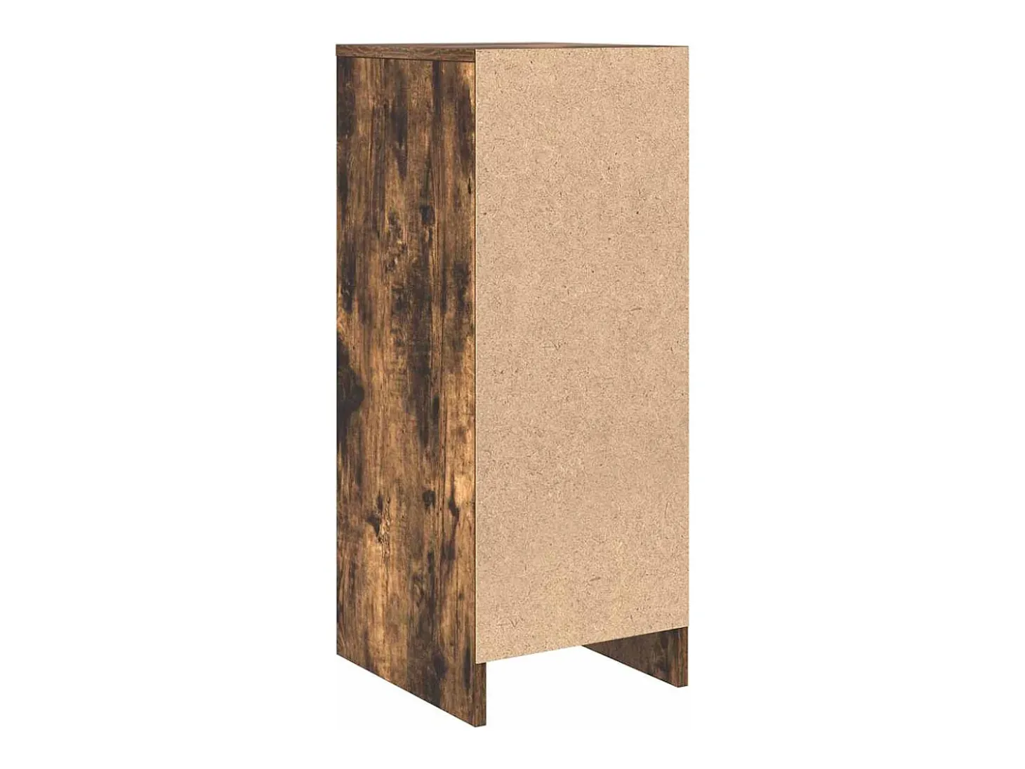 Aparador roble ahumado 29,5x34x76 cm madera de ingeniería