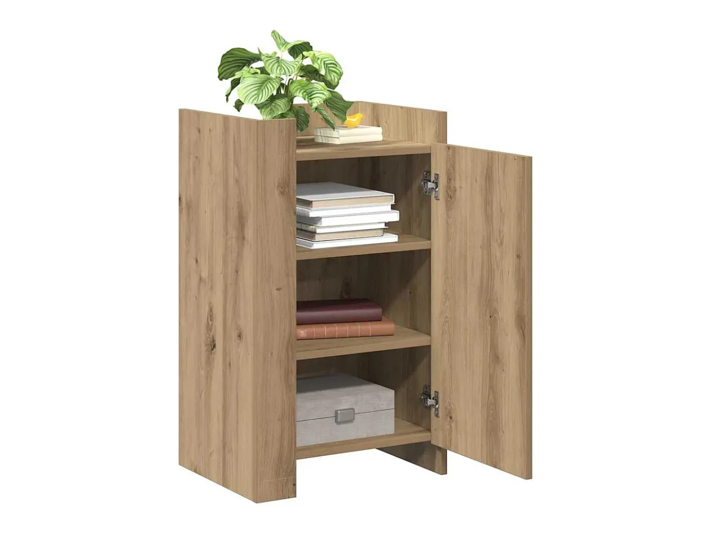 Aparador Roble artesanal 45 x 35 x 75 cm Madera contrachapada