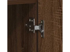 Aparador Roble marrón 116 x 30 x 75 cm Madera de ingeniería