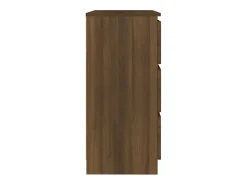 Aparador Roble marrón 60x35x76 cm Madera de ingeniería