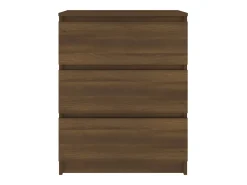 Aparador Roble marrón 60x35x76 cm Madera de ingeniería