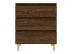 Aparador Roble Marrón 60x35x70 cm Madera de ingeniería