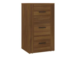 Aparador Roble Marrón 40x33x70 cm Madera de ingeniería