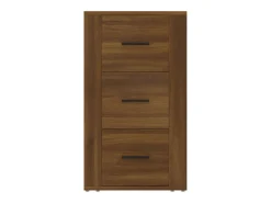 Aparador Roble Marrón 40x33x70 cm Madera de ingeniería