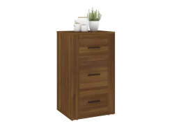 Aparador Roble Marrón 40x33x70 cm Madera de ingeniería