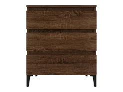 Aparador Roble Marrón 60x35x70 cm Madera de ingeniería