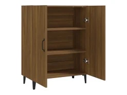 Aparador Roble Marrón 70x34x90 cm Madera de ingeniería