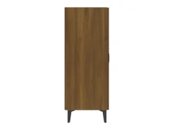 Aparador Roble Marrón 70x34x90 cm Madera de ingeniería