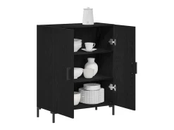 Aparador Roble Negro 69.5 x 34 x 90 cm Madera contrachapada