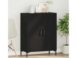 Aparador Roble Negro 69.5 x 34 x 90 cm Madera contrachapada