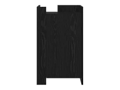 Aparador Roble Negro 45 x 35 x 75 cm Madera contrachapada