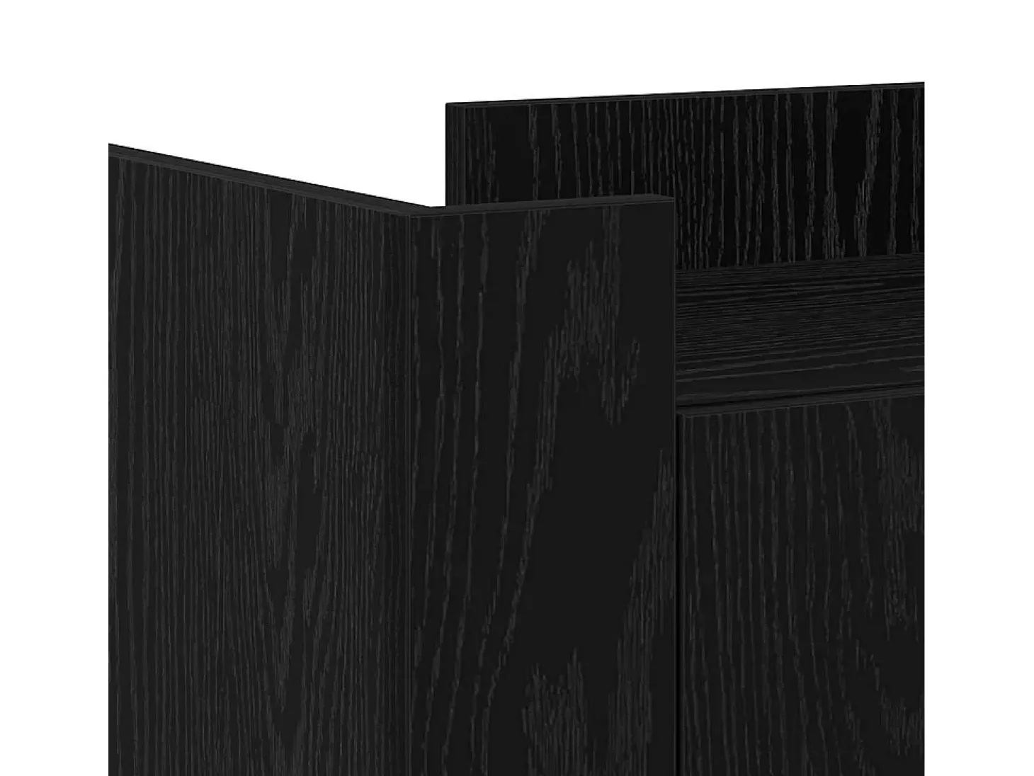 Aparador Roble Negro 45 x 35 x 75 cm Madera contrachapada