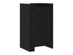 Aparador Roble Negro 45 x 35 x 75 cm Madera contrachapada