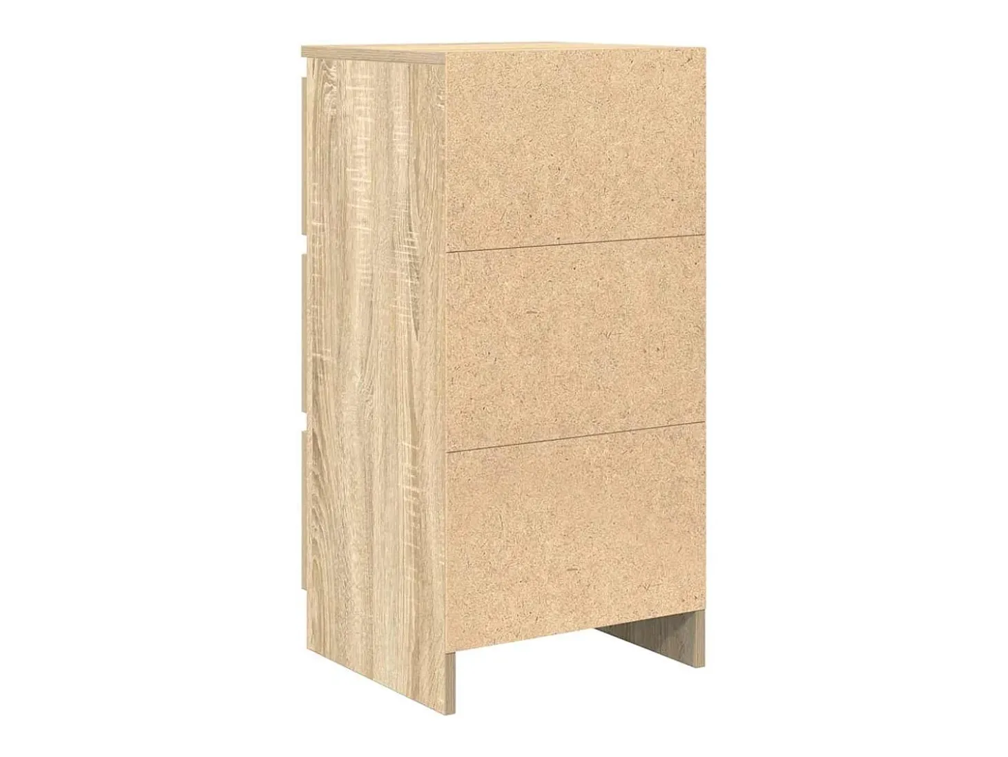 Aparador roble Sonoma 37,5x35x76 cm madera de ingeniería