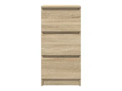 Aparador roble Sonoma 37,5x35x76 cm madera de ingeniería