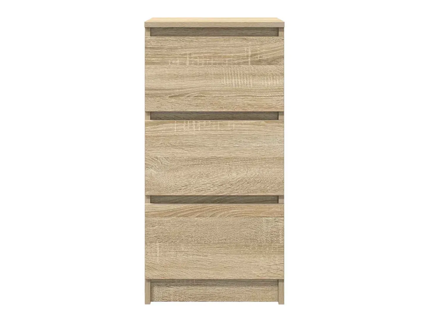 Aparador roble Sonoma 37,5x35x76 cm madera de ingeniería