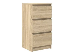 Aparador roble Sonoma 37,5x35x76 cm madera de ingeniería
