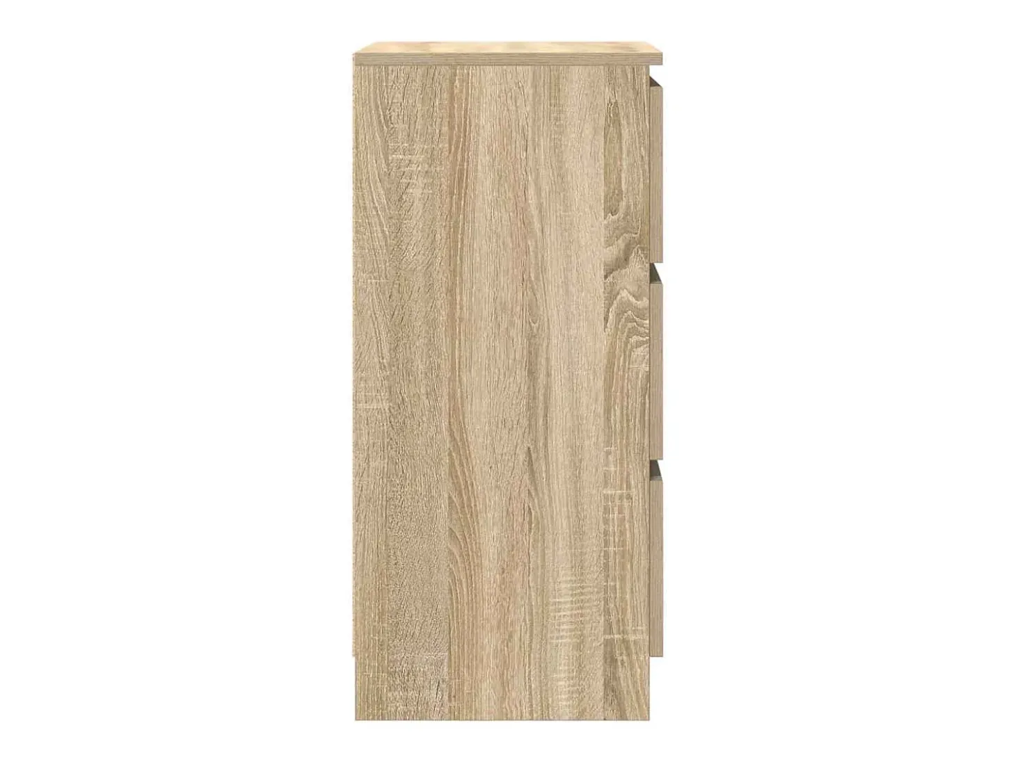 Aparador roble Sonoma 37,5x35x76 cm madera de ingeniería