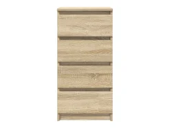 Aparador roble Sonoma 37,5x35x76 cm madera de ingeniería
