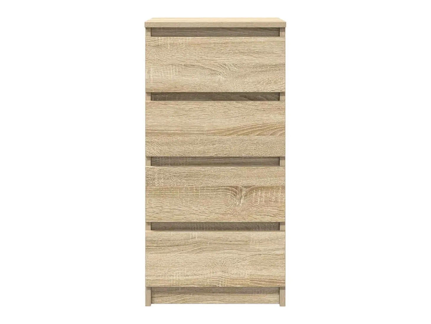 Aparador roble Sonoma 37,5x35x76 cm madera de ingeniería