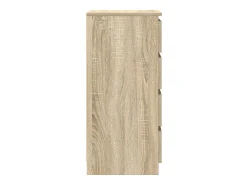 Aparador roble Sonoma 37,5x35x76 cm madera de ingeniería