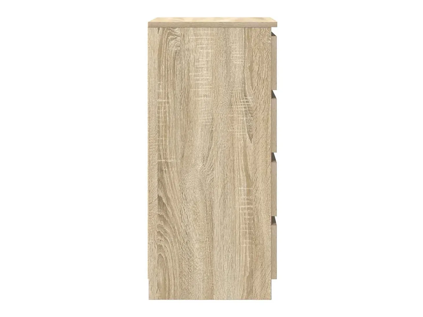 Aparador roble Sonoma 37,5x35x76 cm madera de ingeniería