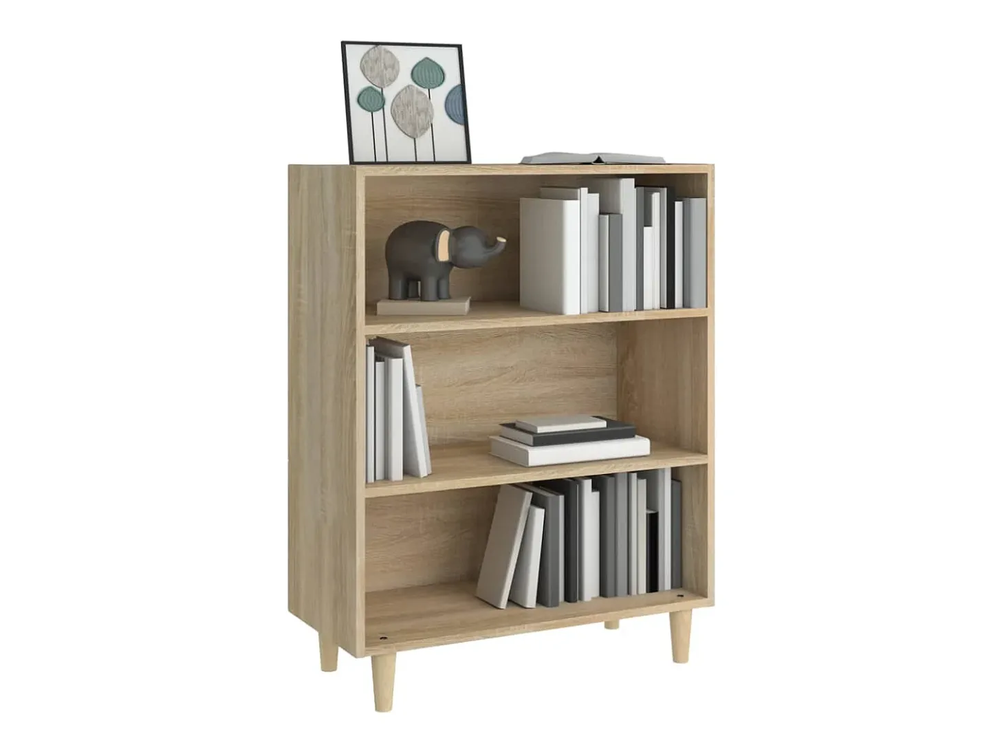 Aparador Roble Sonoma 69,5x32,5x90 cm Madera de ingeniería