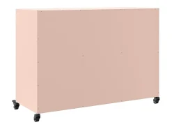 Aparador rosa 100,5x39x72 cm acero