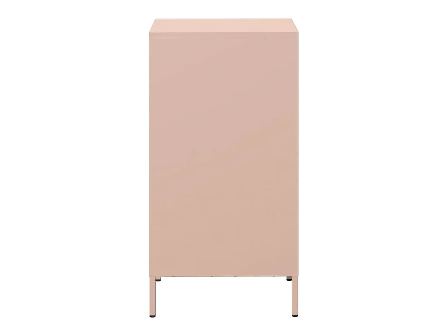 Aparador rosa 35x39x73,5 cm acero laminado en frío