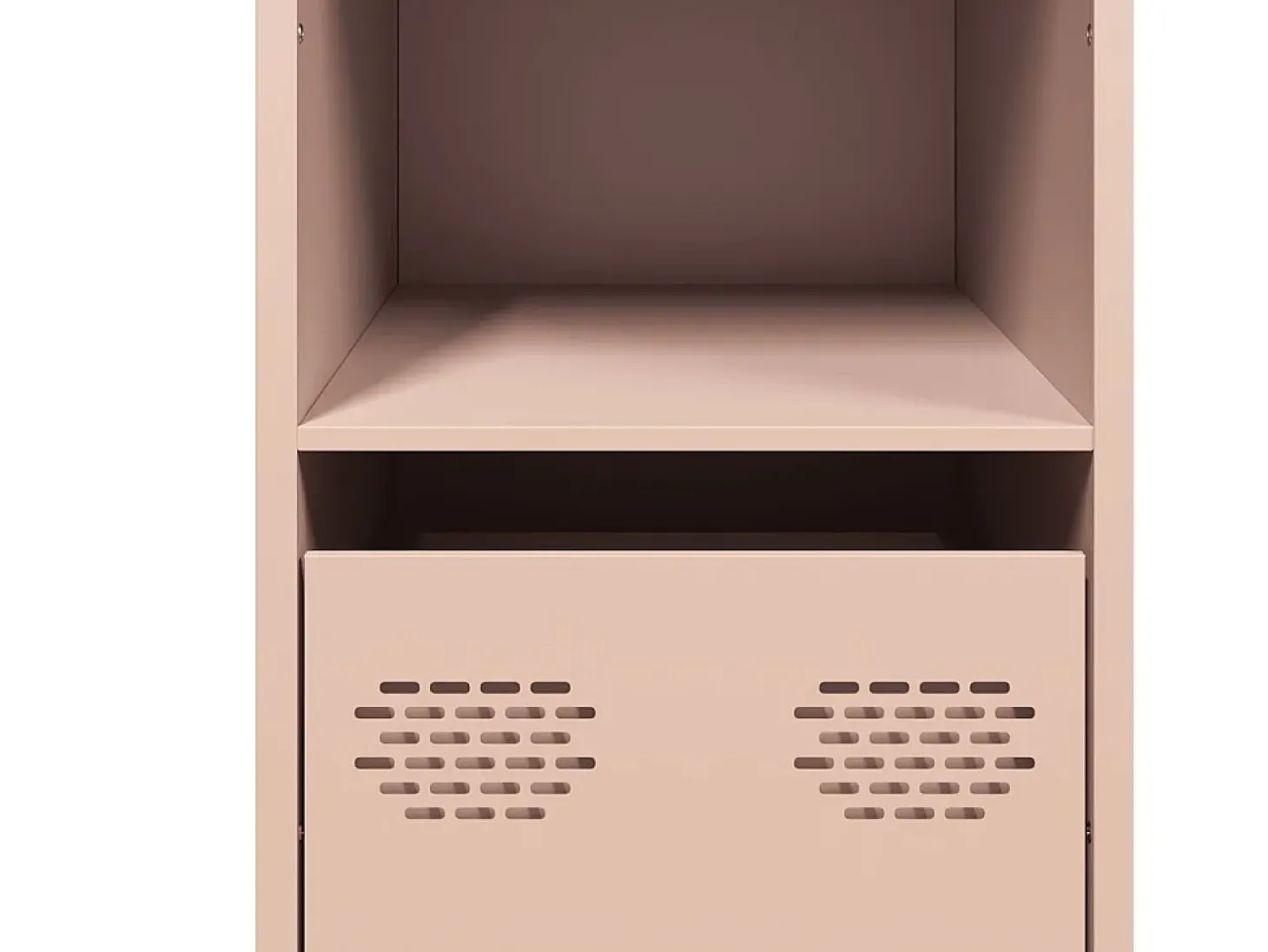 Aparador rosa 101,5x39x73,5 cm acero laminado en frío