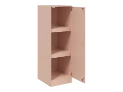 Aparador rosa 34,5x39x107 cm acero