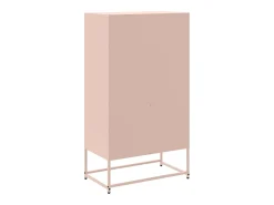 Aparador rosa 68,5x38,5x123,5 cm acero