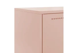 Aparador rosa 68,5x38,5x123,5 cm acero