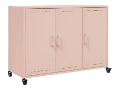 Aparador rosa 100,5x39x72 cm acero