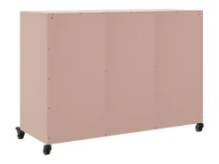 Aparador rosa 100,5x39x72 cm acero