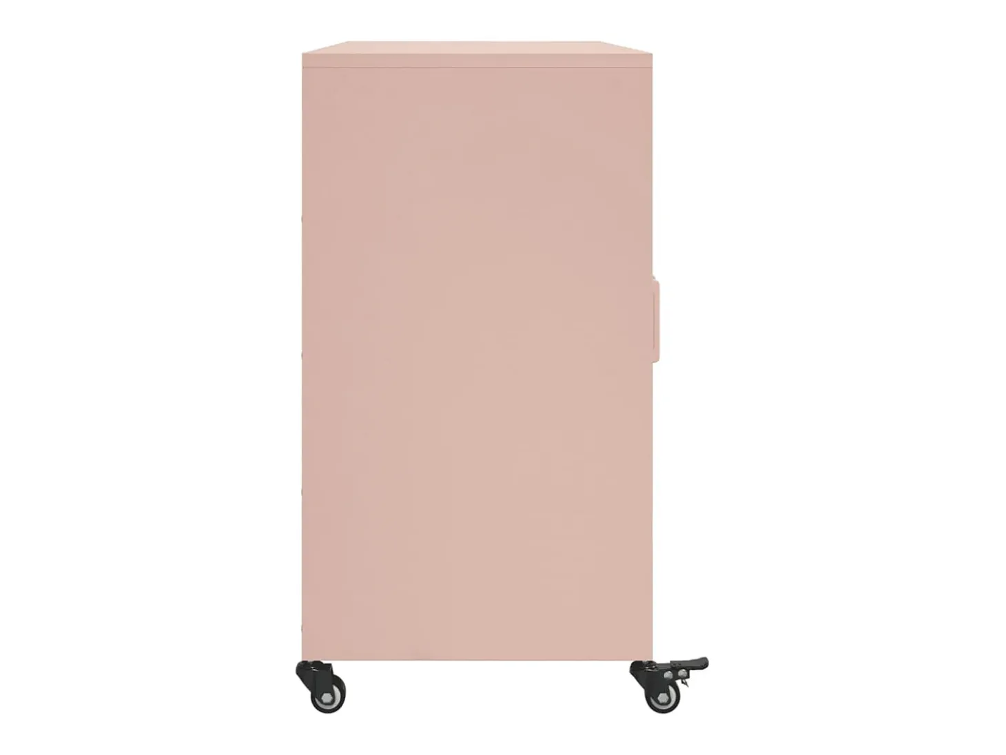 Aparador rosa 100,5x39x72 cm acero